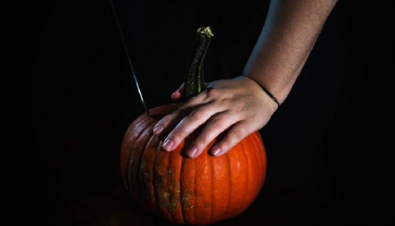 Тыква в руках