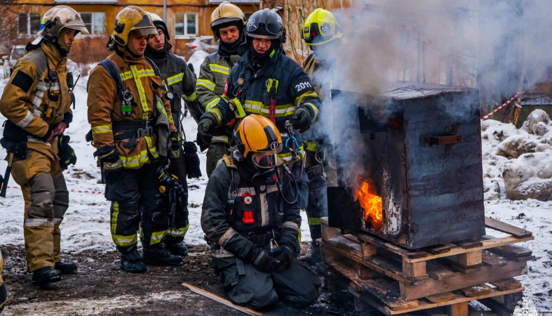 Учения пожарных