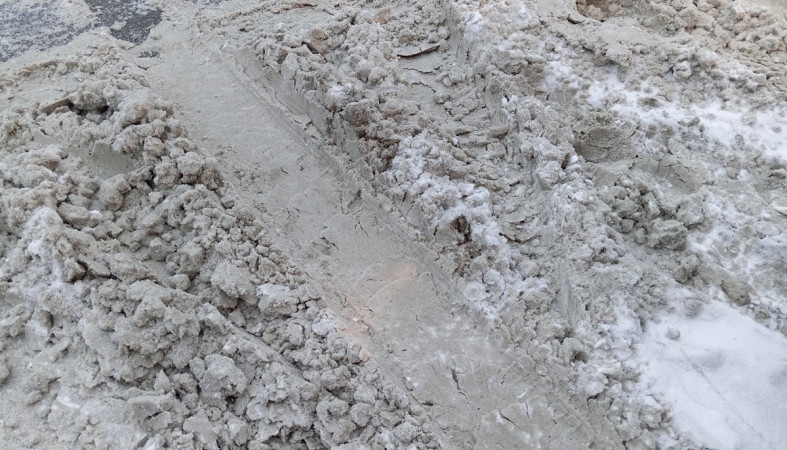 месиво из снега