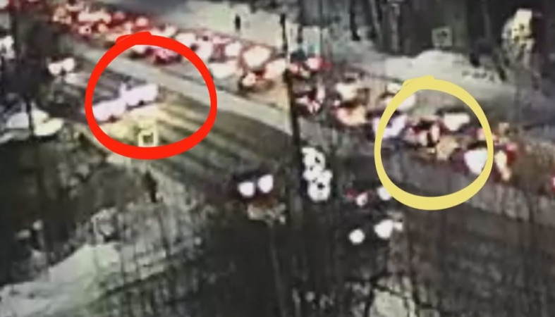 Опубликовано видео наезда на пешехода на улице Чапаева