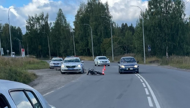 Авария с велосипедистом