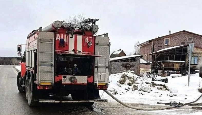 Пожар в Верховье