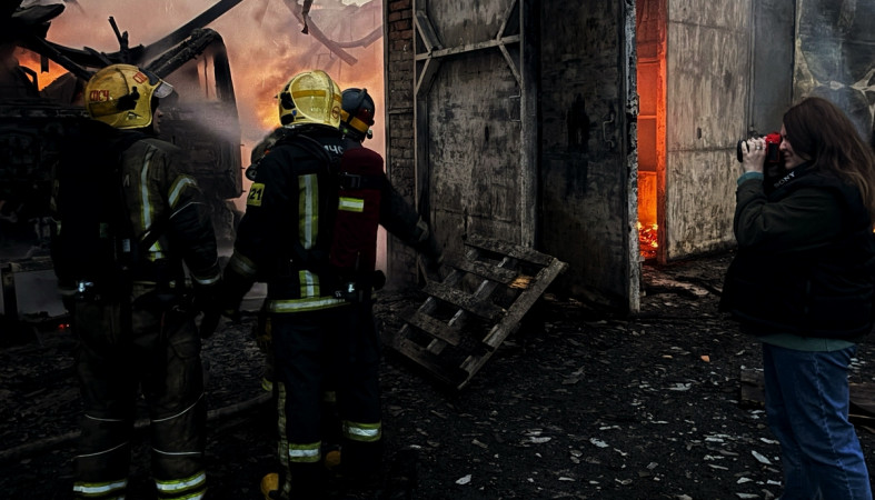 тушение пожара