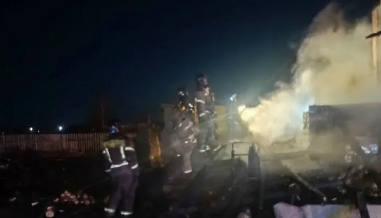 Пожар в Вилге