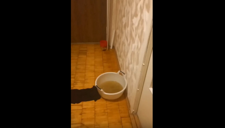 вода заливает