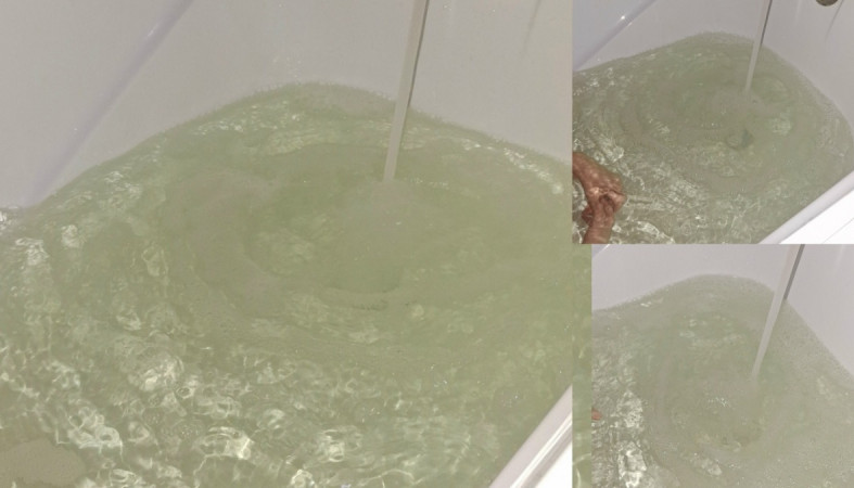 чистая вода течет из крана чистая вода течет из крана