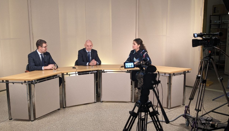 Воронов и Чивин в студии