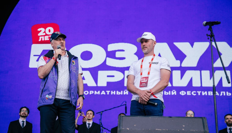 Артур Парфенчиков на Воздухе Карелии