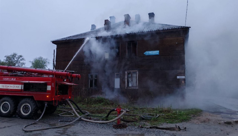 пожар в Суоярви