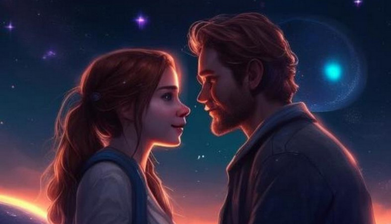 девушка и молодой человек смотрят друг на друга