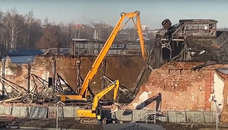 сносят здание