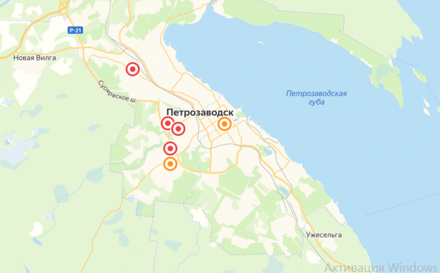 Карта распространения коронавируса в петрозаводске на сегодня