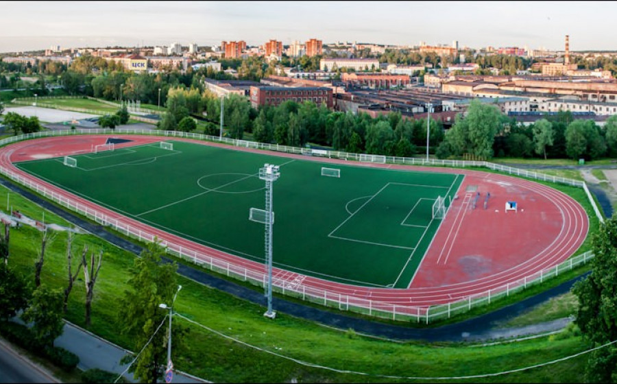Стадион юность петрозаводск. Поле Юность Петрозаводск.