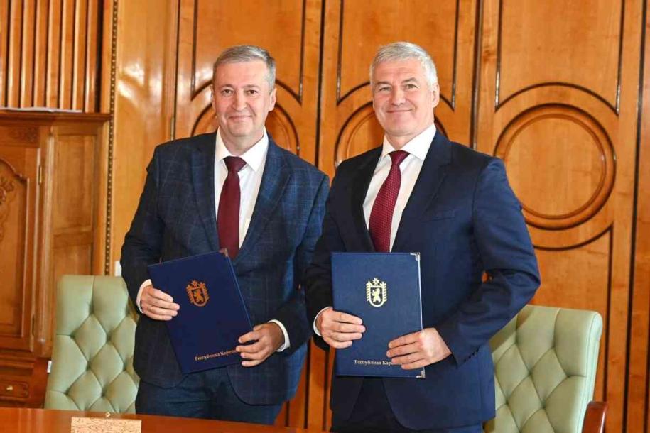 Глава Карелии и Александр Беглов