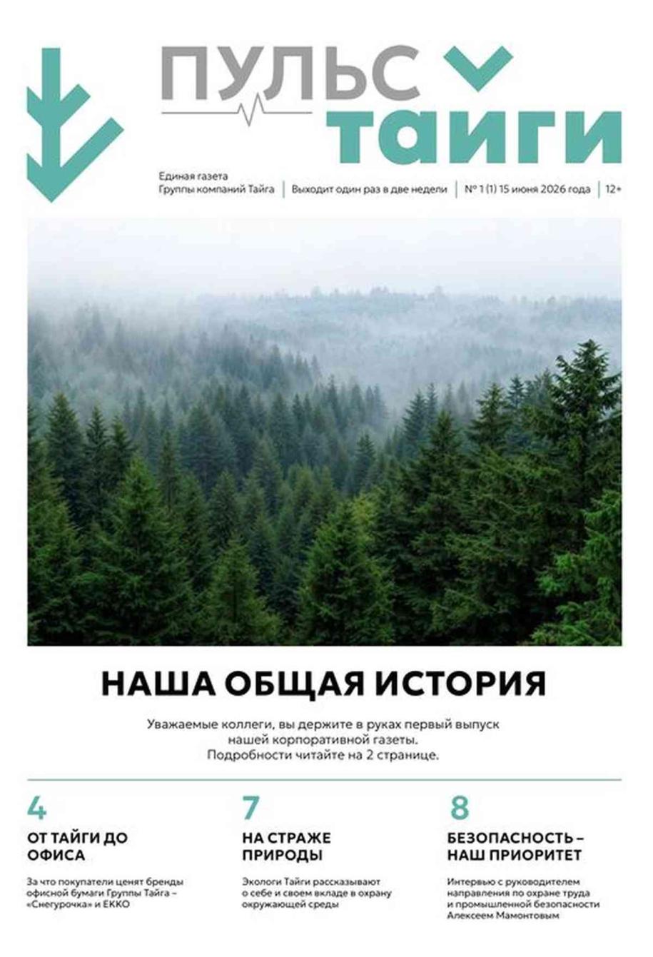 газета пульс тайги