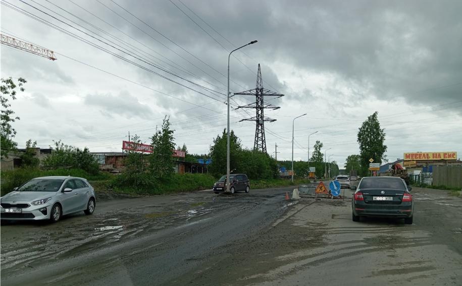 котлован на Соломенском шоссе