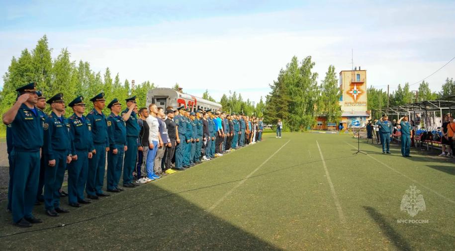 Соревнования пожарных спасателей