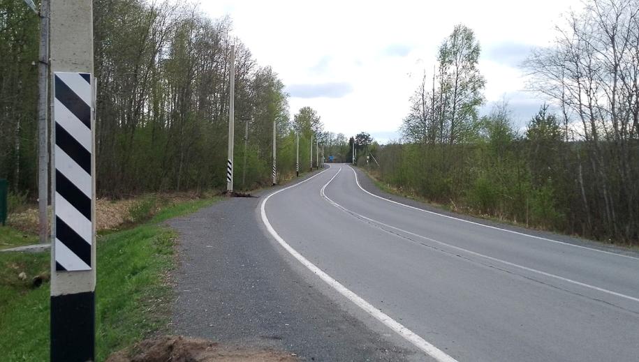Дорога в Пряжинском районе