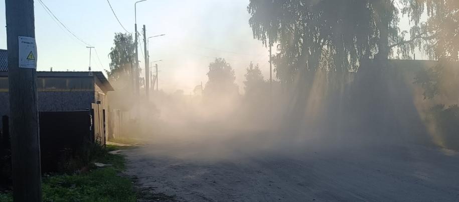 летний день, пыль