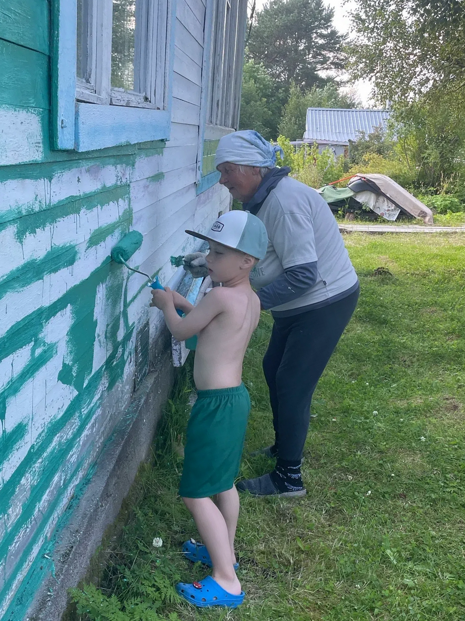 покраска дома