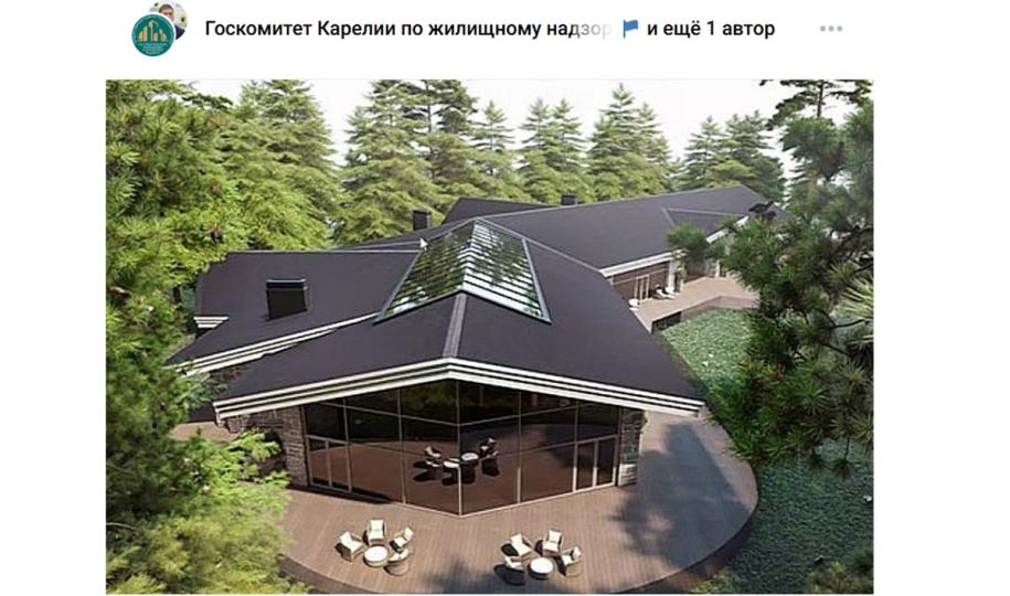 какое-то строение среди леса