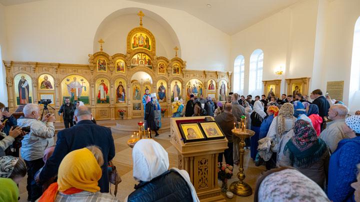 Служба в Кончезерском храме
