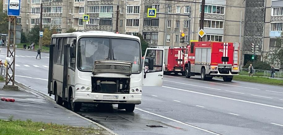 пожар в маршрутке