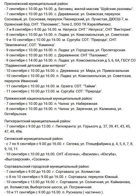 Отключения электричества
