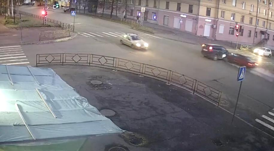 момент столкновения