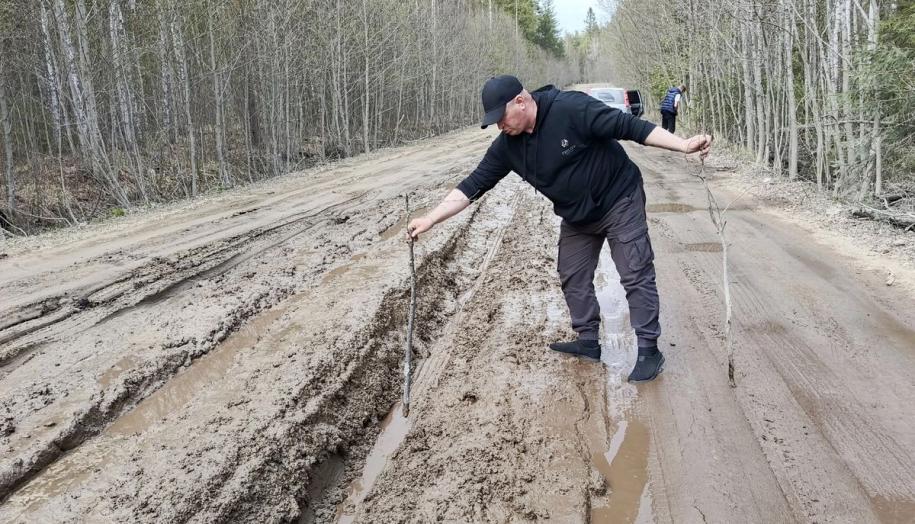 Дорога в Медвежьегорском районе 
