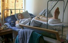 сбитый мотоциклист