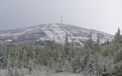 снег в Финляндии