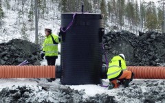 Монтаж второй станции в 2013