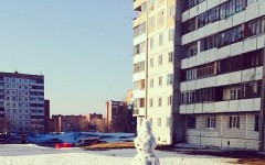 Первые снеговики