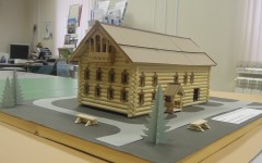 Макет гостевого комплекса на о. Мальковец. Буракова Алена